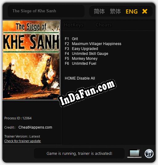 Trainer for The Siege of Khe Sanh [v1.0.2]