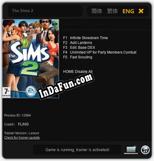 The Sims 2: TRAINER AND CHEATS (V1.0.61)