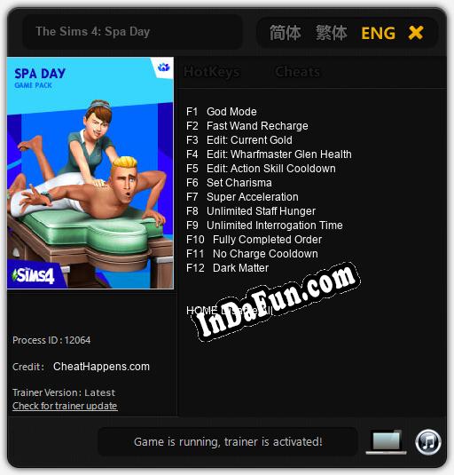 The Sims 4: Spa Day: TRAINER AND CHEATS (V1.0.83)