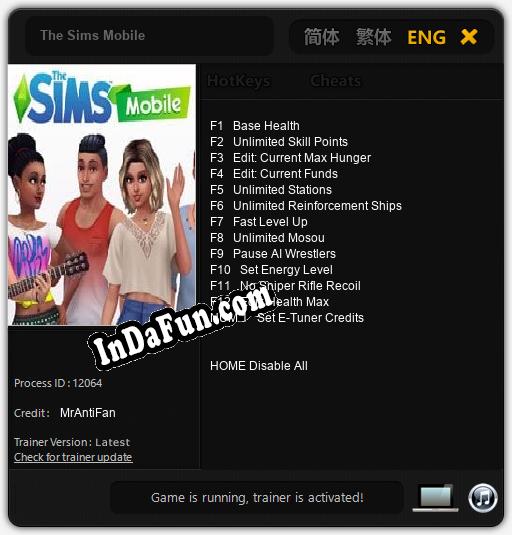 The Sims Mobile: Cheats, Trainer +13 [MrAntiFan]