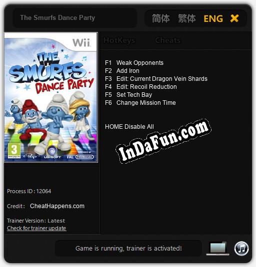 The Smurfs Dance Party: TRAINER AND CHEATS (V1.0.60)