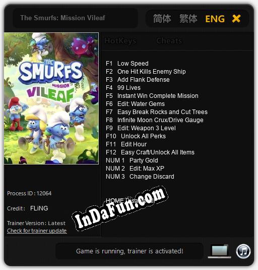 The Smurfs: Mission Vileaf: Trainer +15 [v1.9]