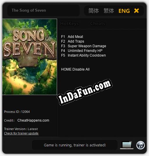 The Song of Seven: TRAINER AND CHEATS (V1.0.4)