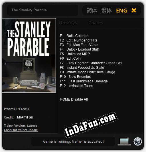 The Stanley Parable: Trainer +12 [v1.4]