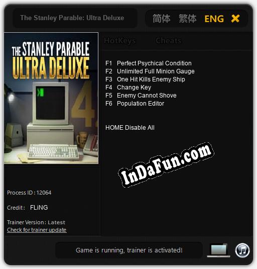 The Stanley Parable: Ultra Deluxe: Trainer +6 [v1.2]