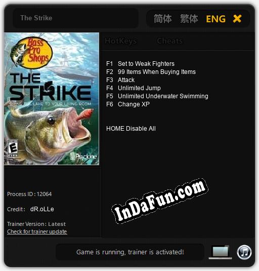 Trainer for The Strike [v1.0.5]