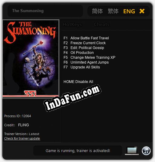 The Summoning: Trainer +7 [v1.6]