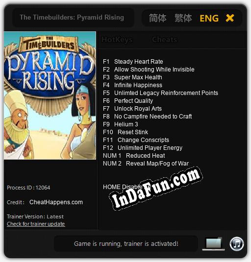Trainer for The Timebuilders: Pyramid Rising [v1.0.7] » Free Download ...