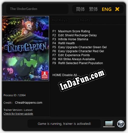 The UnderGarden: Cheats, Trainer +9 [CheatHappens.com]