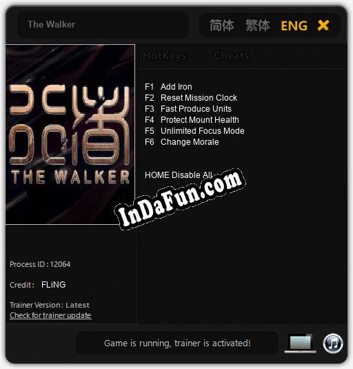 Trainer for The Walker [v1.0.6]