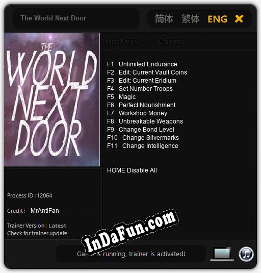 The World Next Door: Trainer +11 [v1.7]