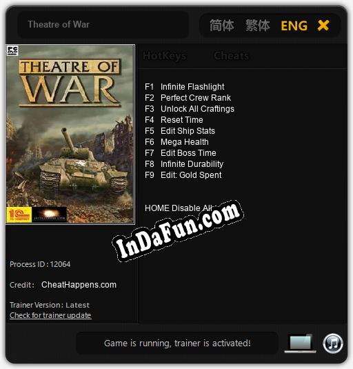 Theatre of War: TRAINER AND CHEATS (V1.0.38)