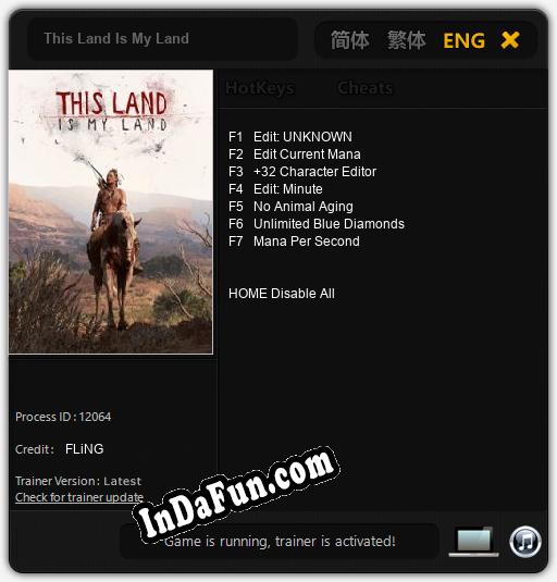 This Land Is My Land: Cheats, Trainer +7 [FLiNG]