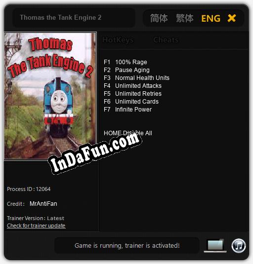 Thomas the Tank Engine 2: Cheats, Trainer +7 [MrAntiFan]