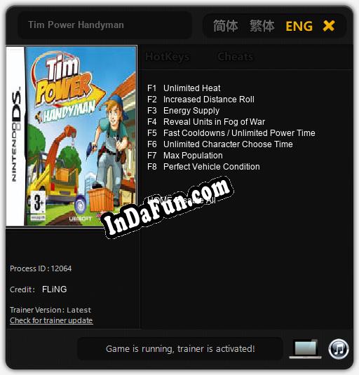 Tim Power Handyman: Trainer +8 [v1.9]