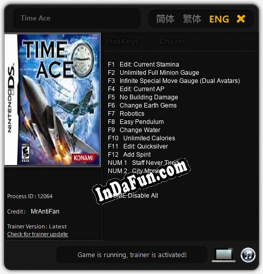 Time Ace: Cheats, Trainer +14 [MrAntiFan] » Free Download PC Games ...