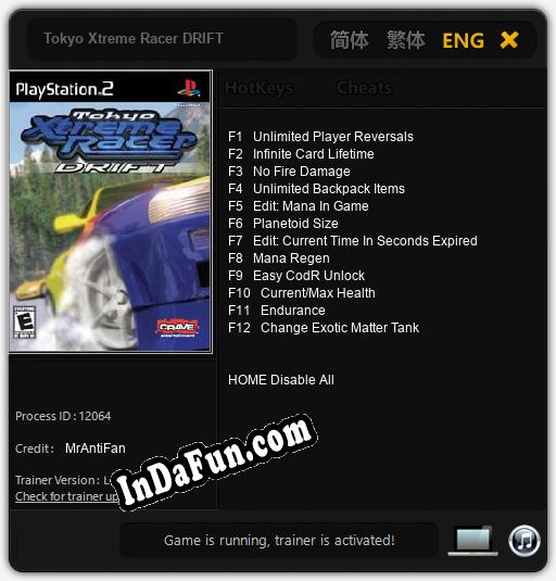 Tokyo Xtreme Racer DRIFT: Cheats, Trainer +12 [MrAntiFan]