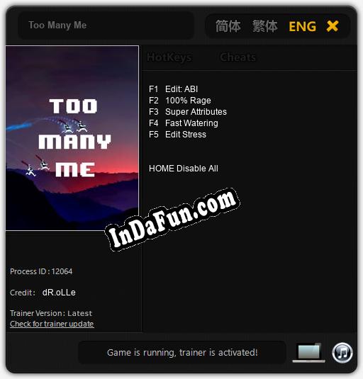 Too Many Me: Cheats, Trainer +5 [dR.oLLe]