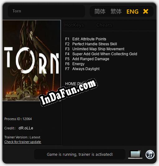 Trainer for Torn [v1.0.6]