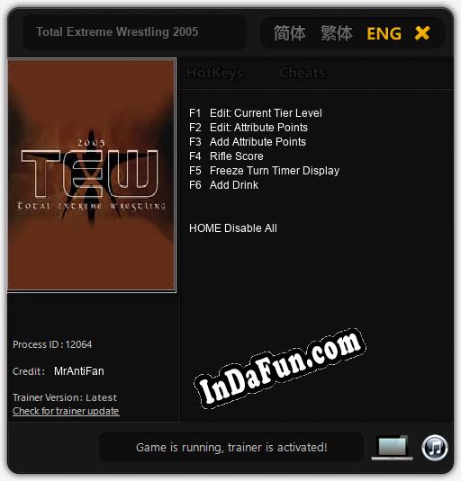 Total Extreme Wrestling 2005: Trainer +6 [v1.4]