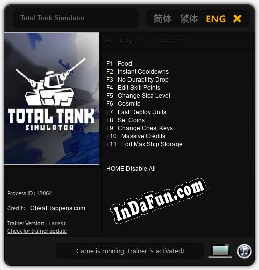 Total Tank Simulator: Trainer +11 [v1.7]