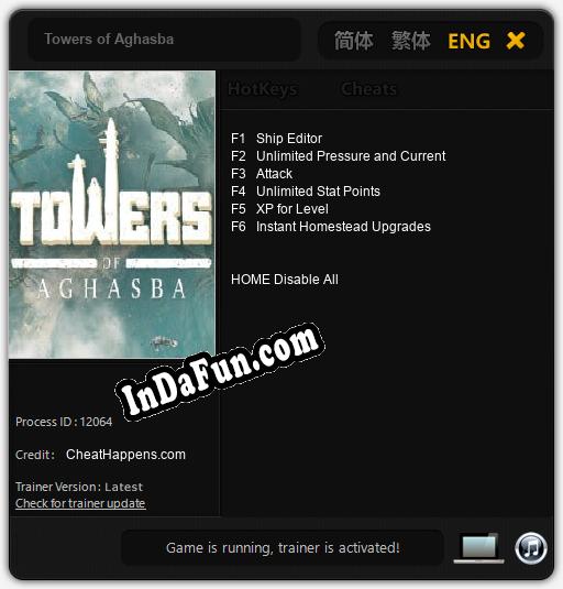 Towers of Aghasba: Trainer +6 [v1.9]