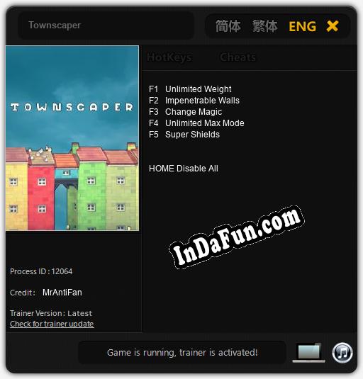 Trainer for Townscaper [v1.0.1]