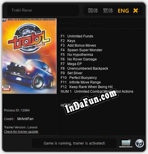 Trabi Racer: Trainer +13 [v1.9]