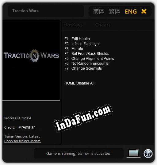 Traction Wars: Trainer +7 [v1.2]