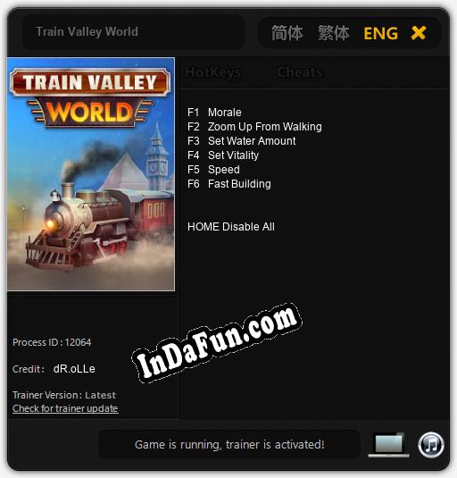Train Valley World: Trainer +6 [v1.8]