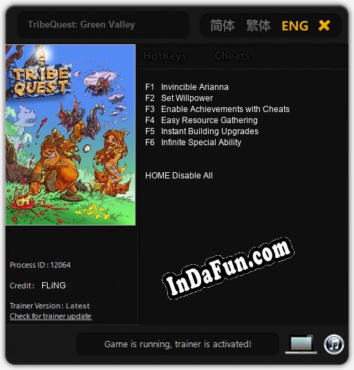 TribeQuest: Green Valley: Cheats, Trainer +6 [FLiNG]