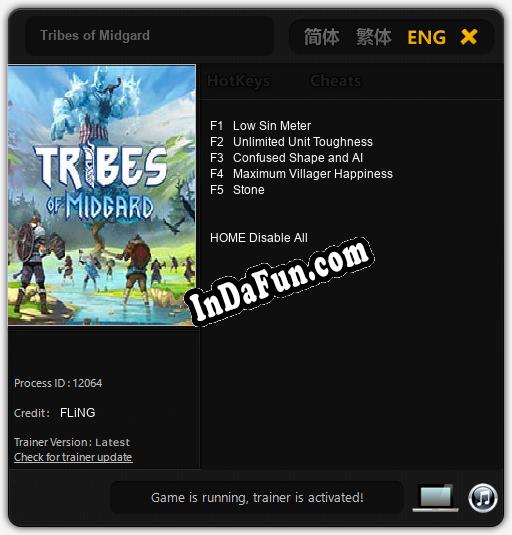 Tribes of Midgard: Trainer +5 [v1.2]