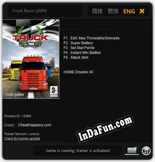 Truck Racer (2009): Trainer +5 [v1.1]