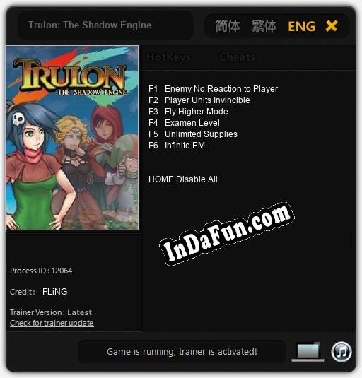 Trulon: The Shadow Engine: Trainer +6 [v1.7]