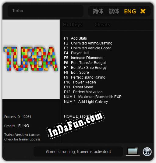 Turba: Cheats, Trainer +14 [FLiNG]