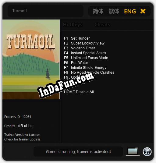 Turmoil: Cheats, Trainer +9 [dR.oLLe]