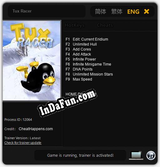 Tux Racer: TRAINER AND CHEATS (V1.0.31)