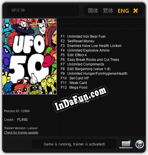 UFO 50: Trainer +12 [v1.7]
