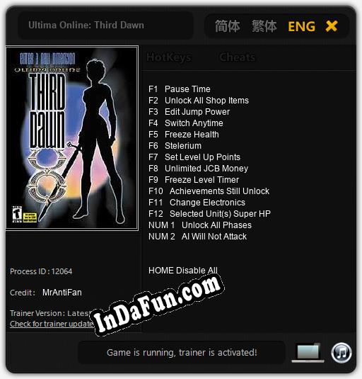 Ultima Online: Third Dawn: Trainer +14 [v1.9]