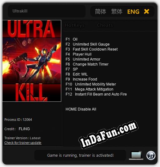 Ultrakill: Trainer +12 [v1.9]