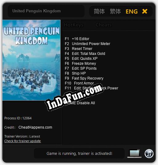 United Penguin Kingdom: TRAINER AND CHEATS (V1.0.14)