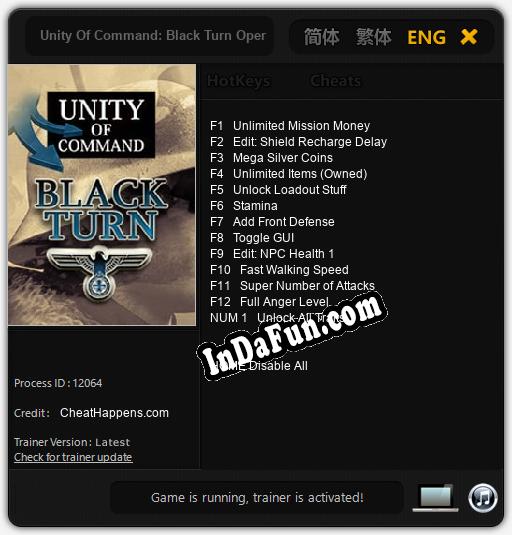 Unity Of Command: Black Turn Operation Barbarossa: Trainer +13 [v1.8]