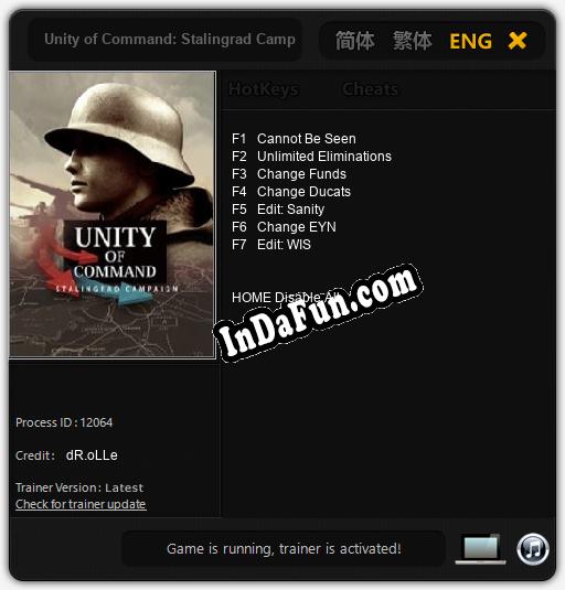 Unity of Command: Stalingrad Campaign: TRAINER AND CHEATS (V1.0.41)