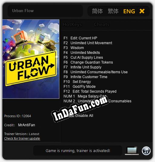 Trainer for Urban Flow [v1.0.8]