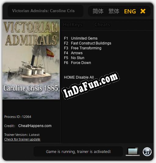 Victorian Admirals: Caroline Crisis 1885: Trainer +6 [v1.3]