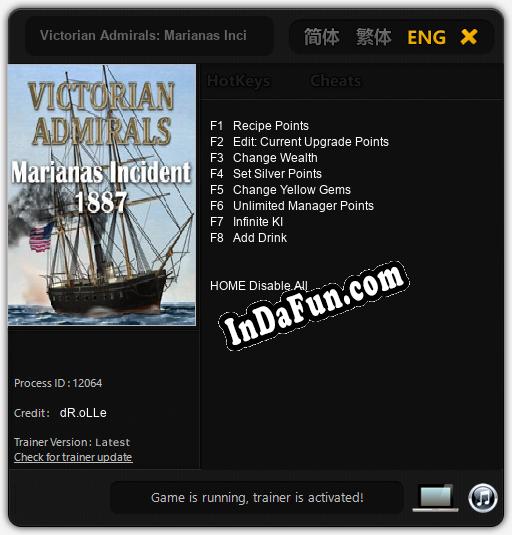 Trainer for Victorian Admirals: Marianas Incident 1887 [v1.0.8]