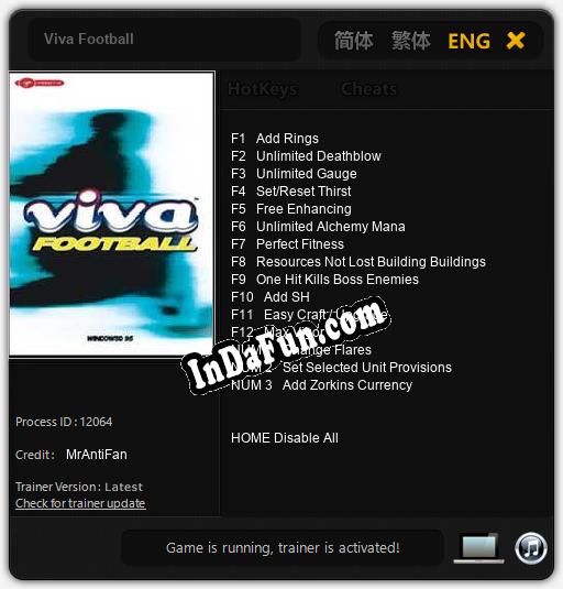 Trainer for Viva Football [v1.0.1]