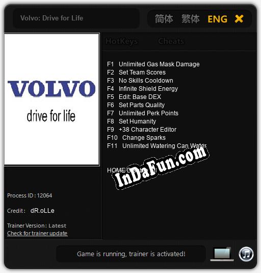 Volvo: Drive for Life: TRAINER AND CHEATS (V1.0.98)