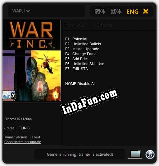 WAR, Inc.: Trainer +7 [v1.3]