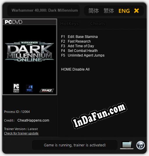 Warhammer 40,000: Dark Millennium Online: Cheats, Trainer +5 [CheatHappens.com]